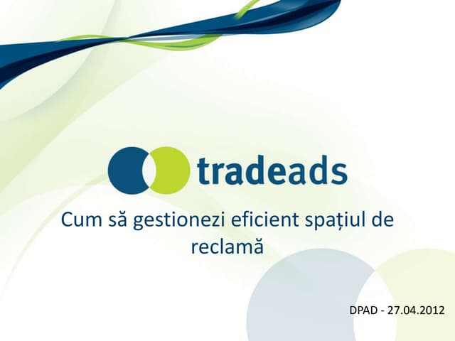 Tradeads interactive dpad2012