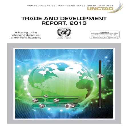 Trade and Development Report, 2013