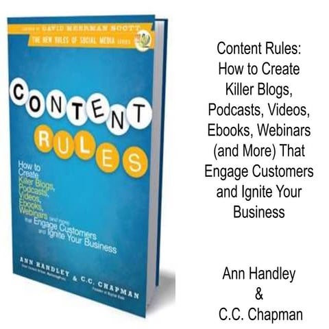 Content Rules Trade Book Presentation