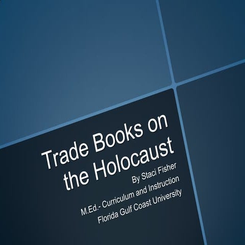 Trade books on the holocaust