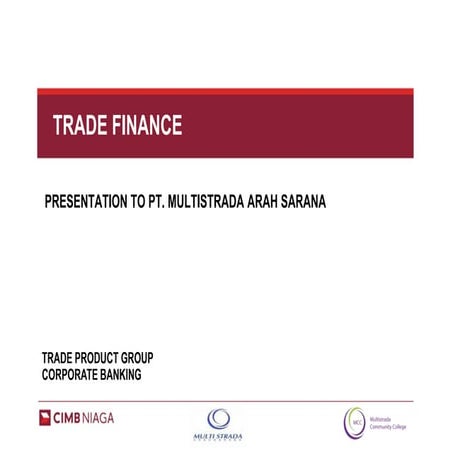 Trade finance training for MASA