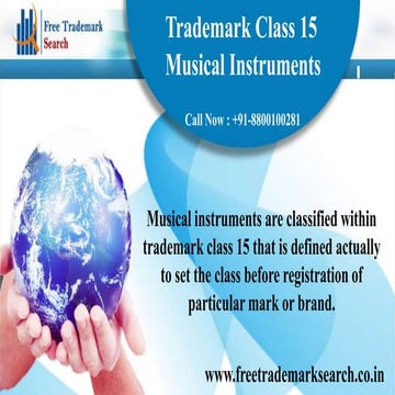 Trademark Class 15 | Musical Instruments