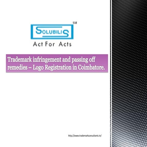 Trademark infringement and passing off remedies