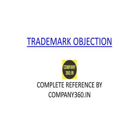 Trademark objection