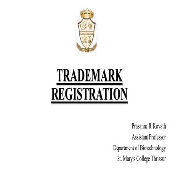 Trade mark registration