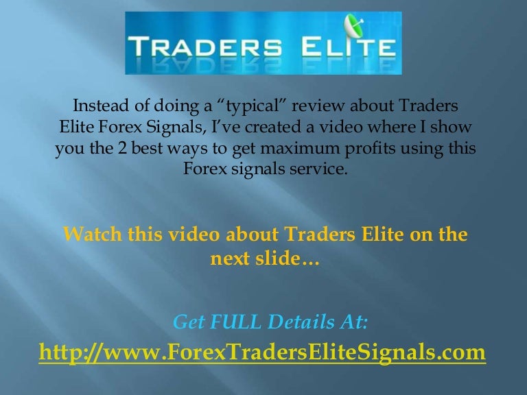 Elite signals review