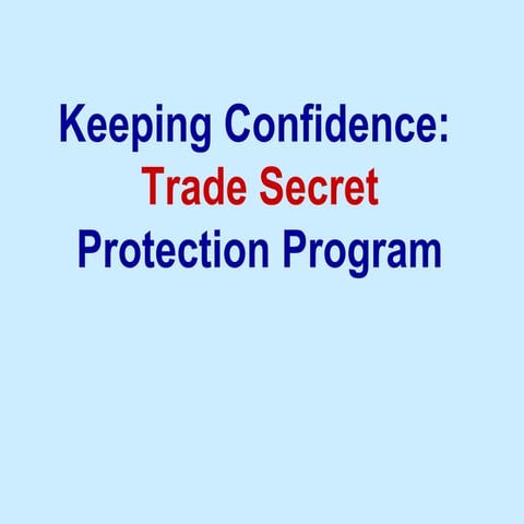 Tradesecrets