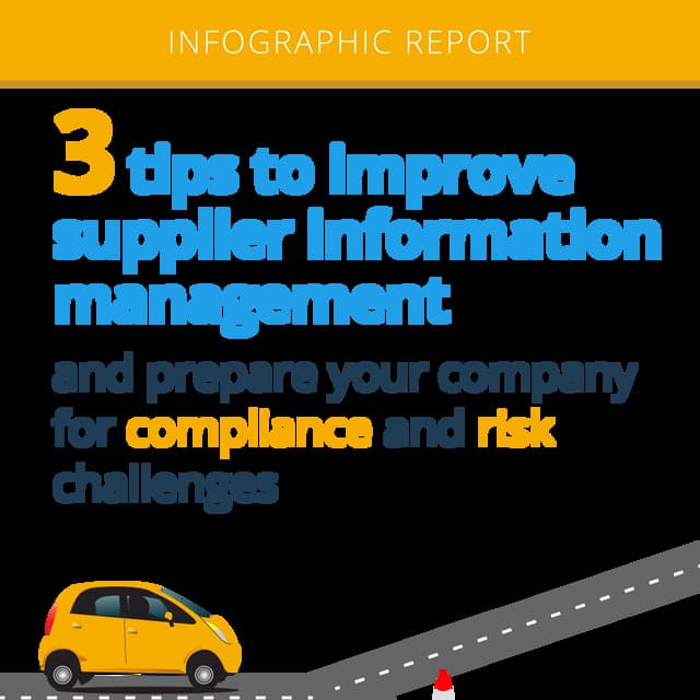 3 Tips to improve supplier information management