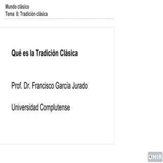 Tradición clásica