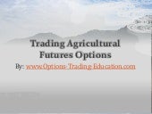 Trading Agricultural Futures Options