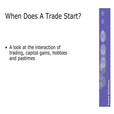 Trading Presentation 07.03.11