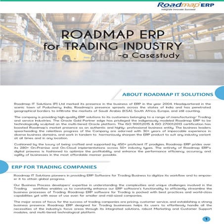 ERP Software - Trading and Distribution