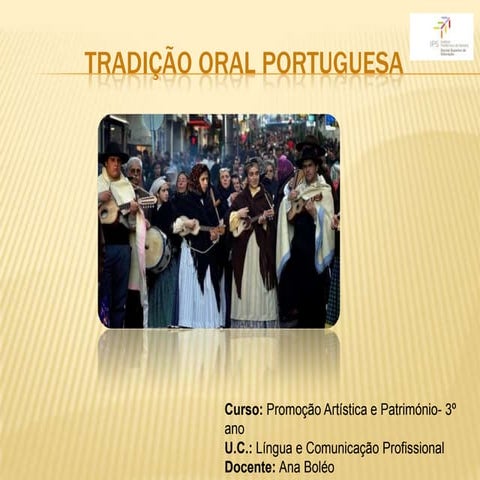 Tradição oral portuguesa | PPTX