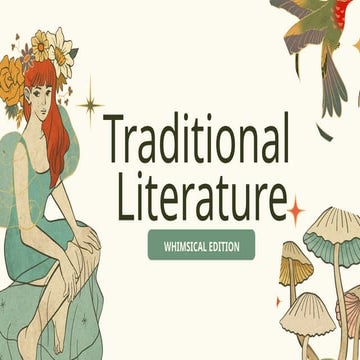 Exploring Traditional Literature: Myths, Fables, Ballads, and More | PPTX