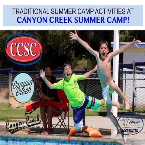 Traditional Activities at Canyon Creek Summer Camp