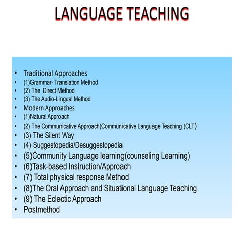 TRADITIONAL AND MODERN METHODS AND APPROACHES OF LANGUAGE.pptx