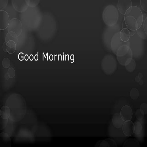 Traditional approach