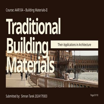 Traditional Building Material Building Material ppt | PPTX