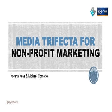 Media Trifecta For Non-Profit Marketing