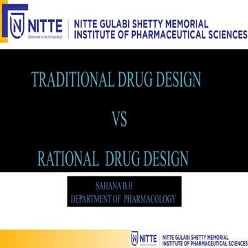 Traditional Drug design vs Rational Drug design.pptx