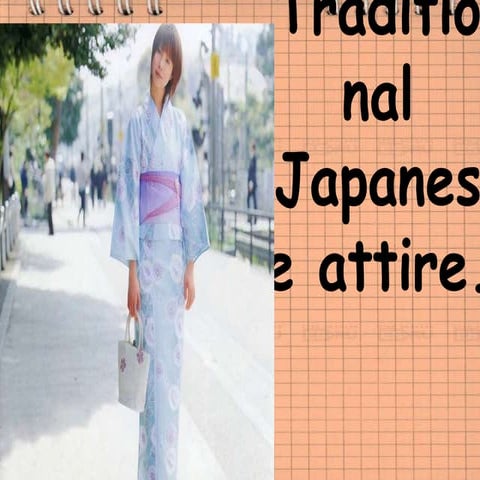 Traditional japanese attire