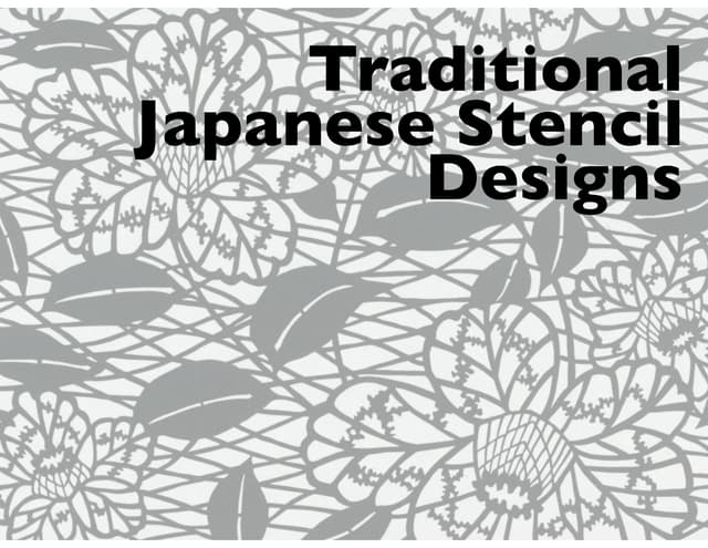 日本の型紙 = Traditional Japanese Stencil Pa… Traditional Japanese Stencil Designs: Clarence Hornung