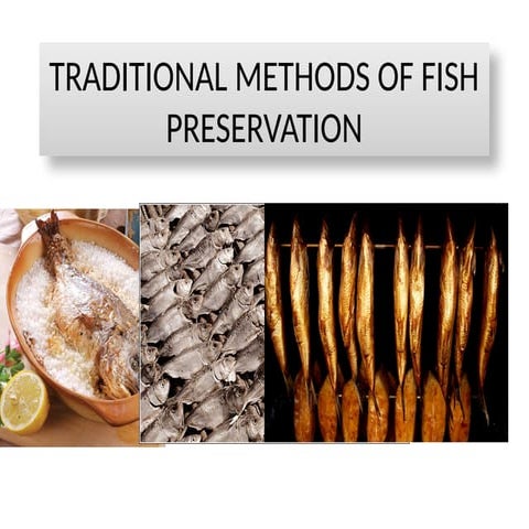 TRADITIONAL METHODS OF FISH PRESERVATION