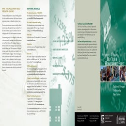 Traditional Mortgage Brochure