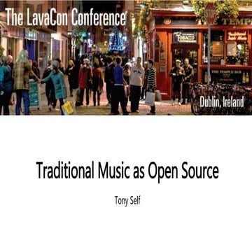 Traditional music as open source
