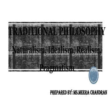 TRADITIONAL PHILOSOPHY, V SEMESTER, BSC NURSING.pptx