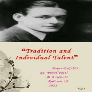 Tradition and indivadual talent