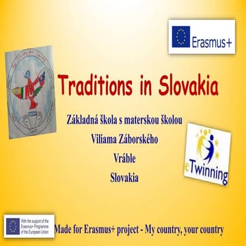Traditions in slovakia