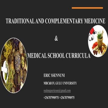 Tradtional and complementary medicine | PPTX