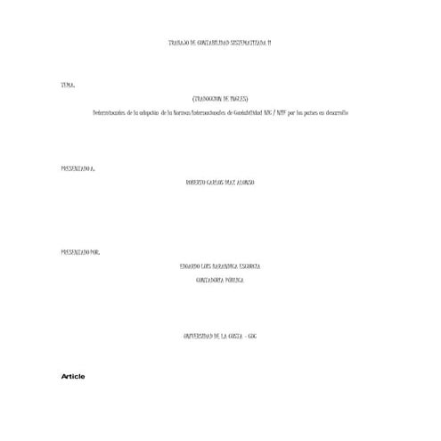 Traduccion de ingles