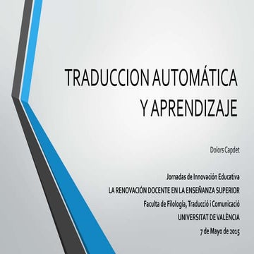 Traductoresy aprendizaje