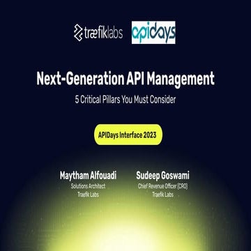 5 Pillars of API Management | PDF