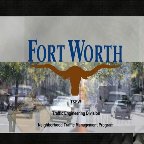 Traffic Calming In Fort Worth
