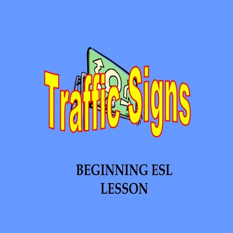 Traffic signs blank