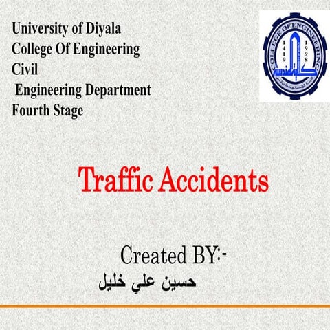 Traffic Accidents   .pptx