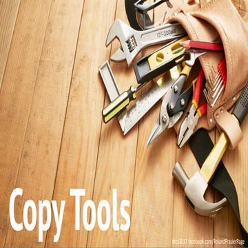 TCS: Copy Tools From Traffic & Conversion Summit 2017