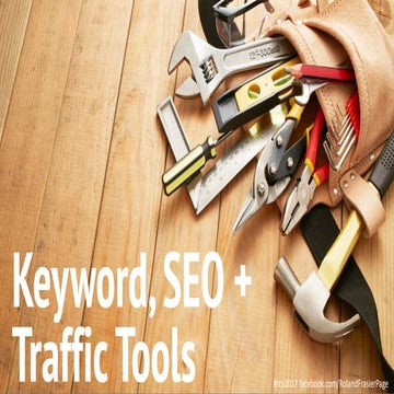 TCS: Keyword Tools, SEO Tools + Traffic Tools 2017