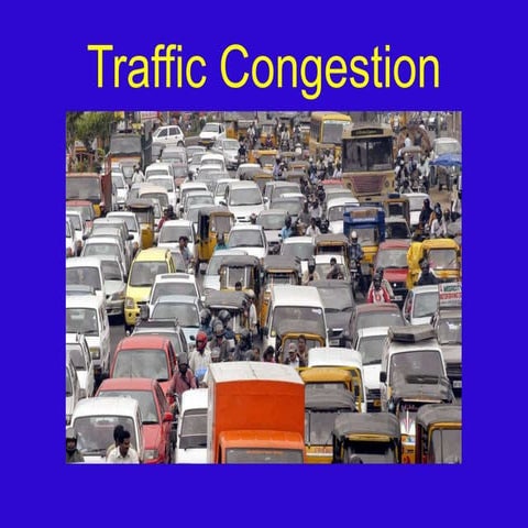 Traffic Congestion PowerPoint Presentation