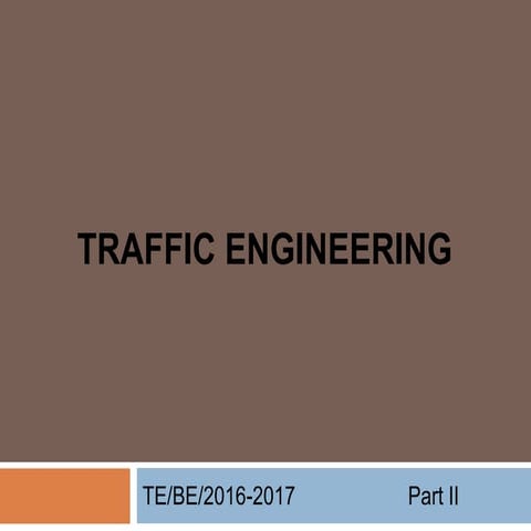 Traffic engineering