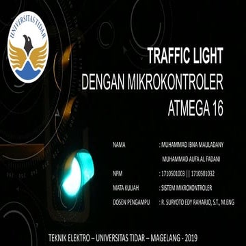 Traffic Light dengan Atmega 16