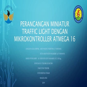 Miniatur Traffic light