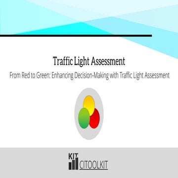 From Red to Green: Enhancing Decision-Making with Traffic Light Assessment