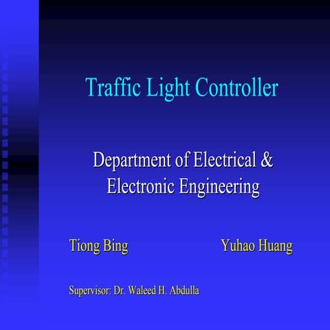 Traffic light controller