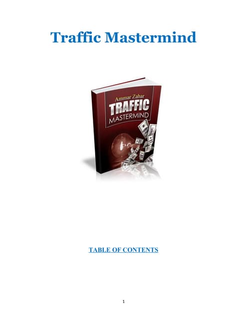 Traffic mastermind