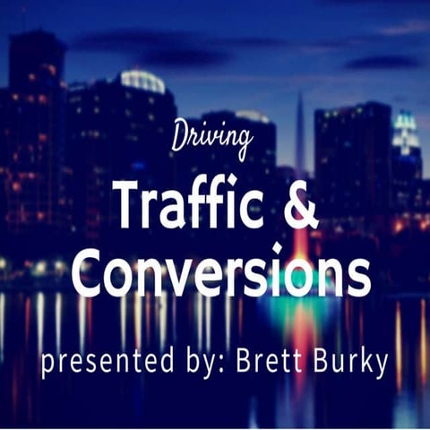 Traffic presentation 2015