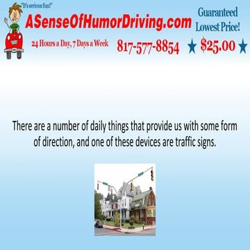 Traffic Signs History